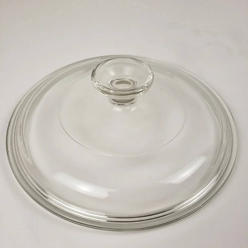 Vintage Pyrex Clear Glass Lid G-5-C Replacement Round Casserole Cover 7.5 Inch